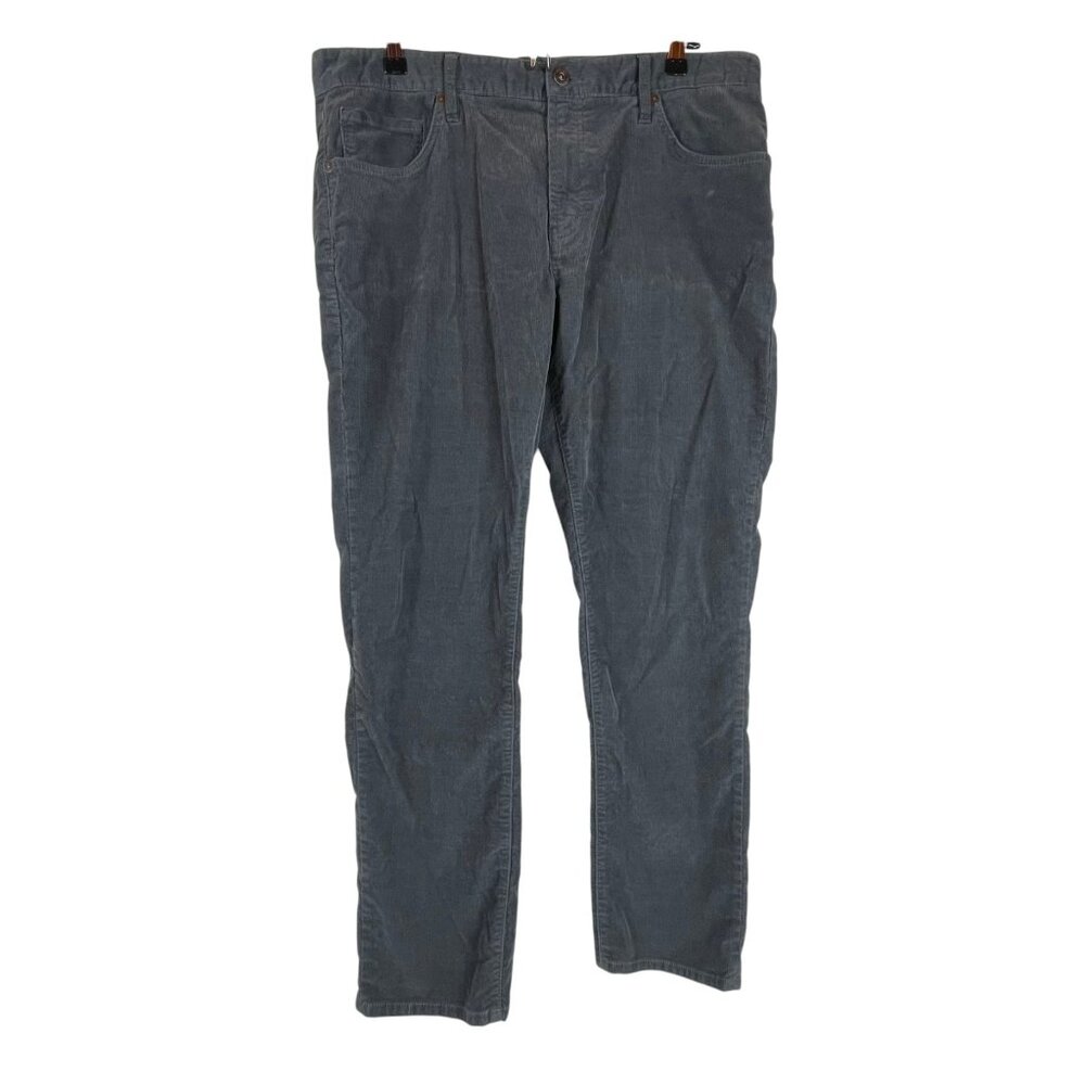 7 Diamonds Clifton‎ Slim Stright Corduroy Pants Mens 36 / 32 Pockets Gray